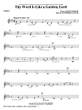 Thy Word Is Like A Garden, Lord - Violin 2