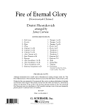 Fire of Eternal Glory (Novorossiyek Chimes) - Conductor Score (Full Score)