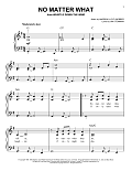 No Matter What (from Whistle Down the Wind)