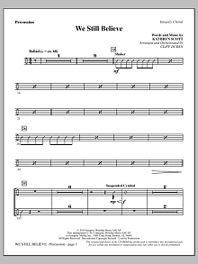We Still Believe - Percussion 