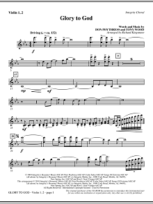 Glory To God - Violin 1, 2 