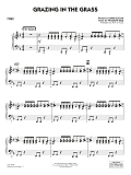 Grazing in the Grass (arr. Rick Stitzel) - Piano
