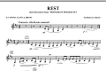 Rest (Mvt. 2 of "Minnesota Portraits") - Eb Contra Alto Clarinet