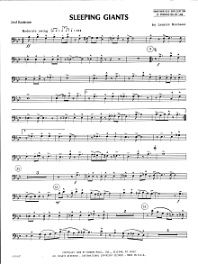 Sleeping Giants - 2nd Baritone B.C. 