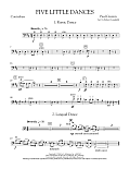 Five Little Dances (arr. Paul Longfield) - Bass