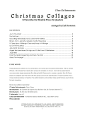 Christmas Collages - C Bass Clef Instruments
