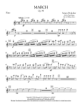 March, Op. 99 - Flute