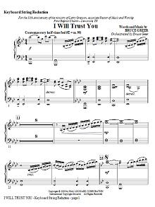 I Will Trust You - Keyboard String Reduction 
