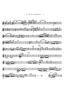 The Entertainer - 1st Eb Alto Saxophone 