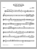 Words of Lincoln - Violin 1
