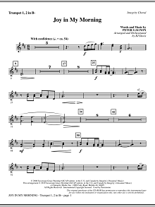 Joy In My Morning - Bb Trumpet 1,2 