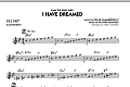 I Have Dreamed - Bb Solo Sheet