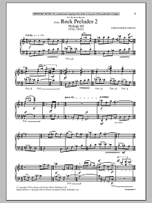 Prelude III (Four, Three) (from Rock Preludes 2) 