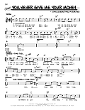 You Never Give Me Your Money [Jazz version]