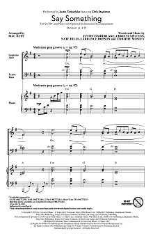 Say Something (feat. Chris Stapleton) (arr. Mac Huff) 