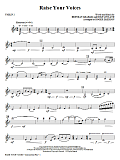 Raise Your Voices - Violin 2