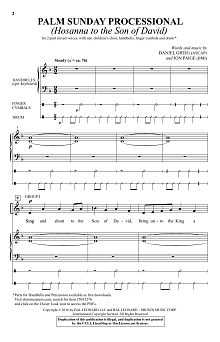 Palm Sunday Processional (Hosanna To The Son Of David) 