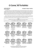 O Come, All Ye Faithful - Guitar Chord Chart