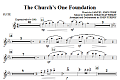 The Church's One Foundation - Flute