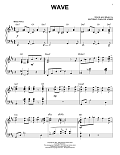 Wave [Jazz version] (arr. Brent Edstrom)