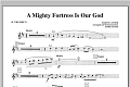 A Mighty Fortress Is Our God - Bb Trumpet 1