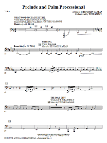 Prelude And Palm Processional - Tuba 