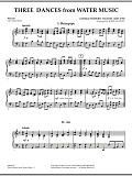 Three Dances from Water Music - Piano