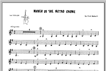 March Of The Metro Gnome - Violin 1 