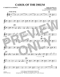Carol of the Drum - Eb Baritone Saxophone