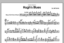 Hugh's Blues - Bass Clef Solo Sheet 