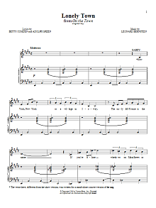 Lonely Town (from On the Town) 