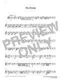 Five Stroke from Graded Music for Snare Drum, Book II
