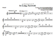 So Long, Farewell (from The Sound Of Music) - Violin 