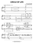 Circle Of Life [Classical version] (arr. Phillip Keveren)