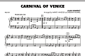 Carnival of Venice - Piano