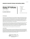 Gates Of Valhalla (A Hero's Destiny) - Full Score