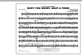 Don't You Worry 'Bout A Thing - 1st Bb Trumpet