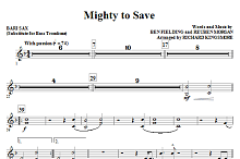 Mighty To Save - Bari Sax (sub. Bass Trombone) 