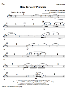 Here In Your Presence - Flute 