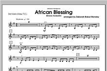 African Blessing (Bwana Awabariki) - Violin 3 