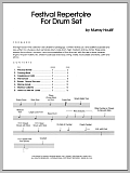 Festival Repertoire For Drum Set