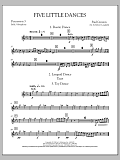 Five Little Dances - Percussion 3