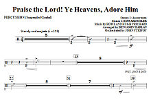 Praise The Lord! Ye Heavens, Adore Him - Percussion 