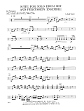 Suite For Solo Drum Set & Percussion Ensemble - Percussion 3