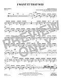 I Want It That Way (arr. Michael Brown) - Percussion 1