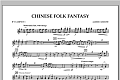 Chinese Folk Fantasy - Bb Clarinet 1