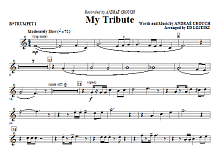 My Tribute - Bb Trumpet 1 