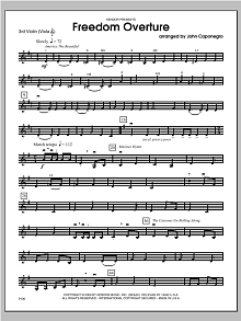 Freedom Overture - Violin 3 