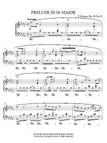 Prelude In Db Major, Op. 28, No. 15 (Raindrop) 