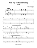 Jesu, Joy Of Man's Desiring (arr. Carolyn Miller)